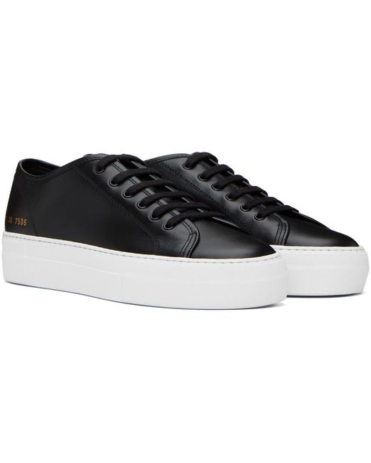 Common Projects Black Tournament Super Low Sneakers