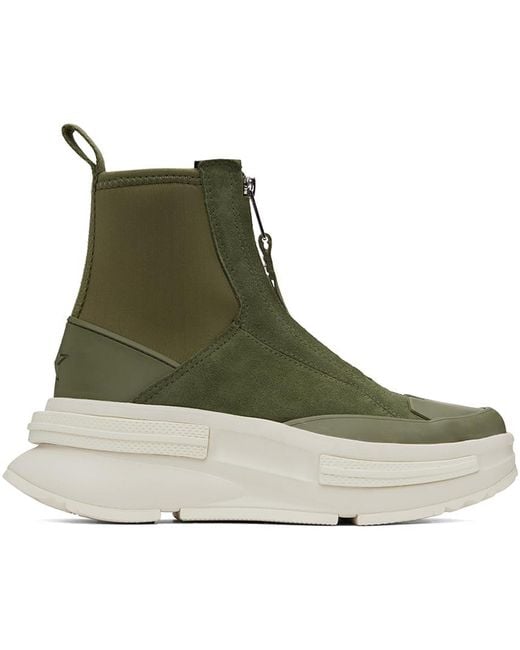 Converse Green Khaki Run Star Legacy Chelsea Cx Sneakers