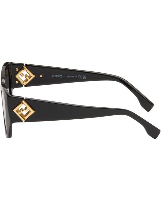 Fendi Gray Ff Diamonds Sunglasses