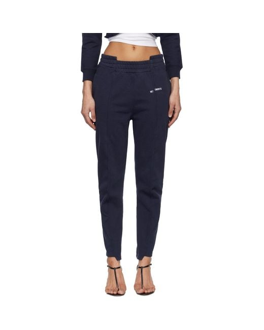 Vetements Blue Cut Up Sweatpants