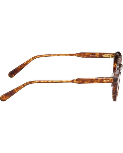 Lunetterie Generale Brown 'Hedonist' Sunglasses for men
