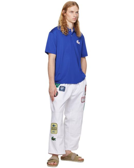 Lacoste White Clot Edition Track Pants for men