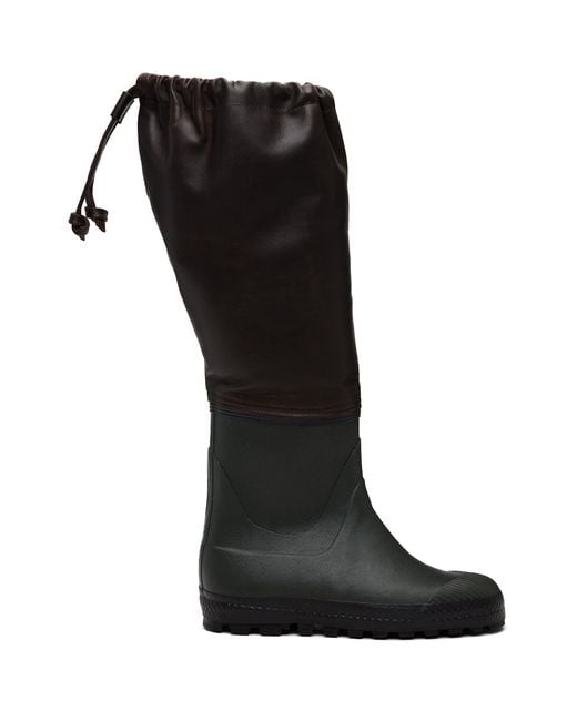 Rier Black Ssense Exclusive Farmer Rain Tall Boots