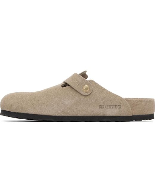 Birkenstock Natural Regular Boston Slip-On Loafers for men