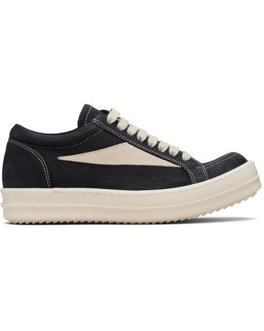 Rick Owens Black Temple Vintage Sneakers