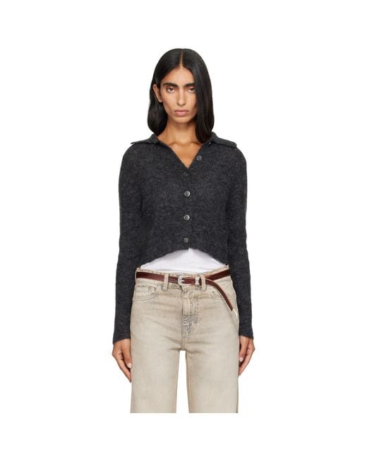 Our Legacy Black Mazzy Polo Cardigan