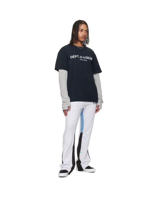 GALLERY DEPT. Black French Logo Lux T-Shirt for men