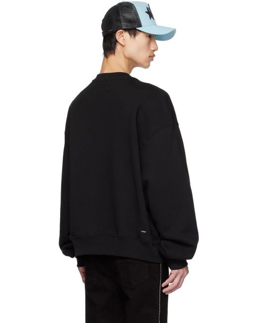 Amiri Black Printed Sweater for men