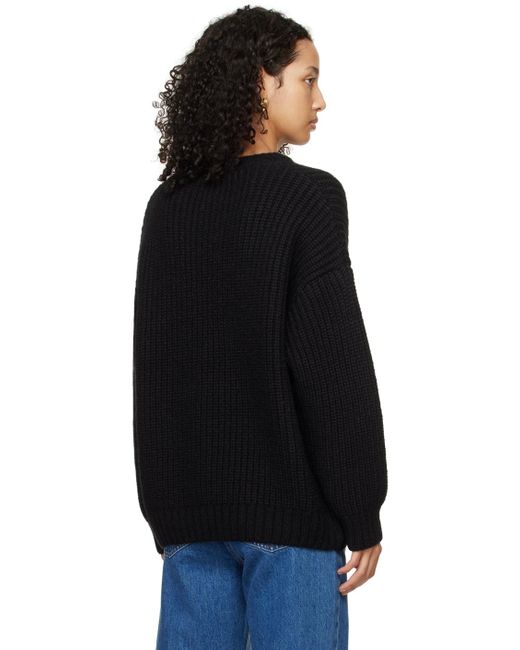 Anine Bing Black Sydney Sweater
