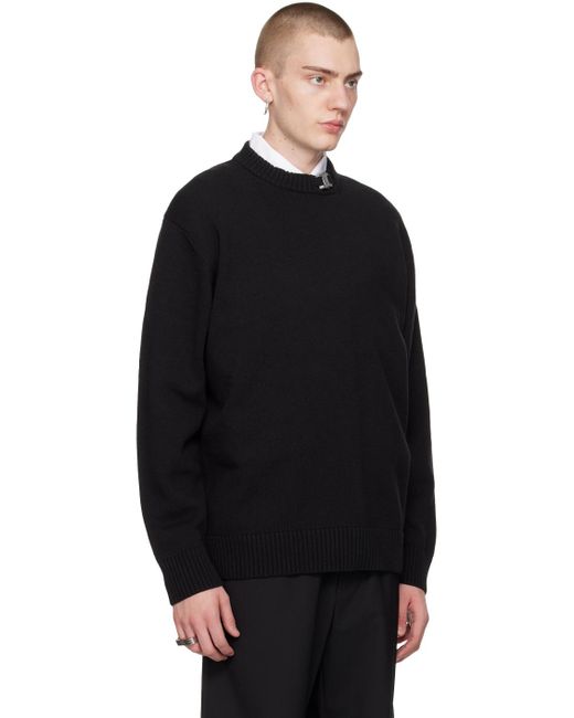 1017 ALYX 9SM Black Buckle Collar Sweater for men
