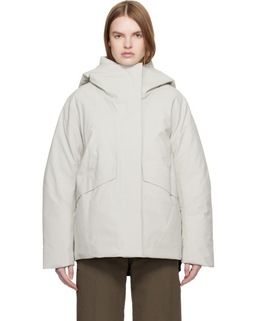 Veilance White Ifora Down Jacket