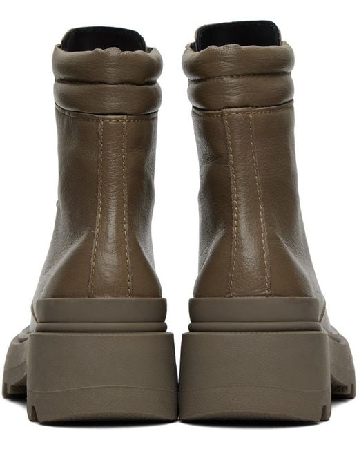 AMI Green Taupe Ranger Boots