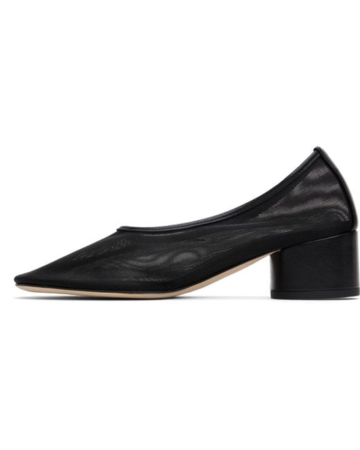 Dear Frances Black Balla Pump Mesh Heels