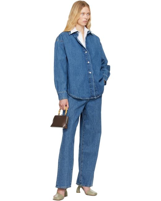 Rohe ブルー バギージーンズ Blue
