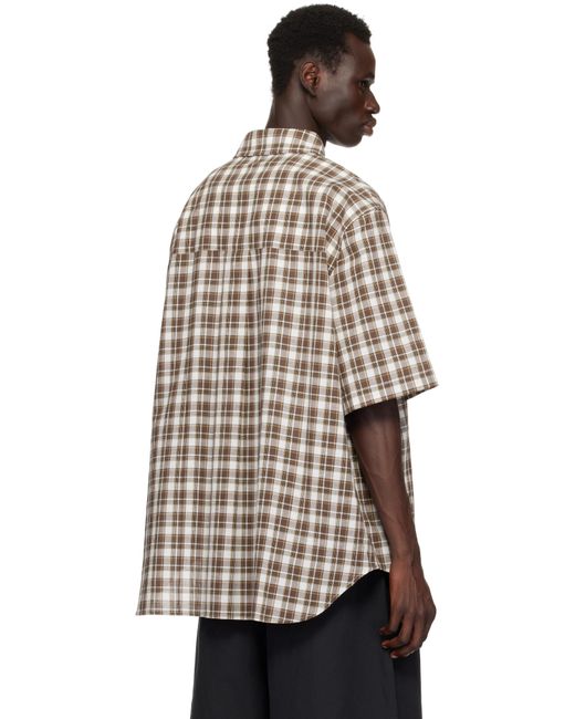 メンズ Willy Chavarria ブラウン Hacienda プレイド シャツ Brown