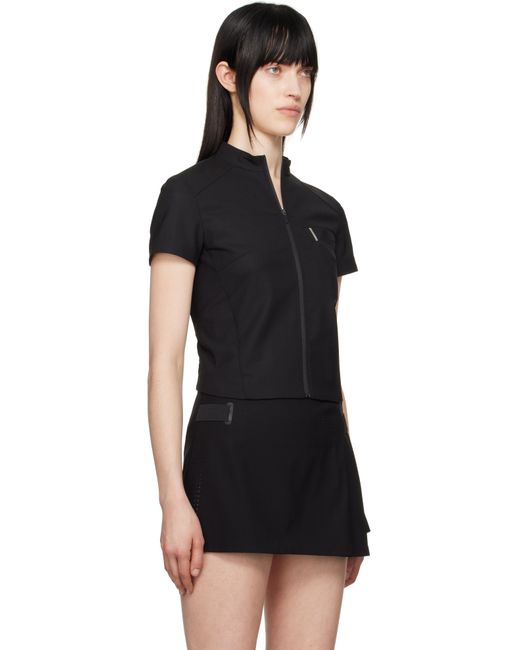 Hyein Seo ブラック ジッパー ピン トップス Black