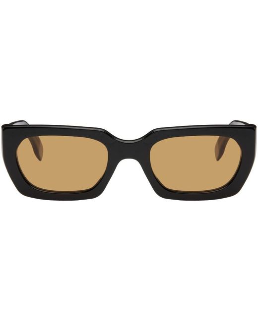 Retrosuperfuture Black Teddy Refined Sunglasses for men