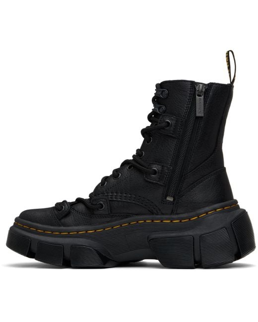 Dr. Martens Dmxl 8-Eye Leather Boots in Black | Lyst