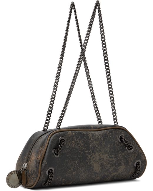 Sac De Bowling Brun À Chaine Falabella Stella McCartney en coloris Black