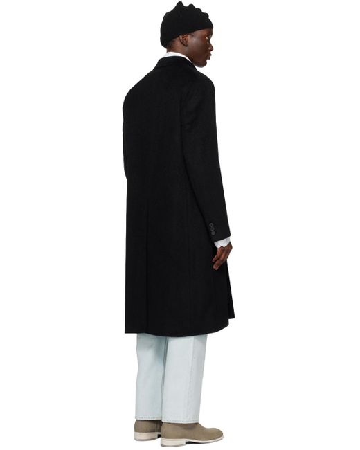 Our Legacy Black Whale Coat for men