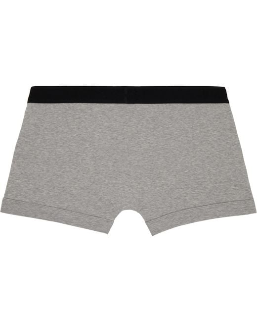 Tom Ford Black Cotton Boxer Briefs for men