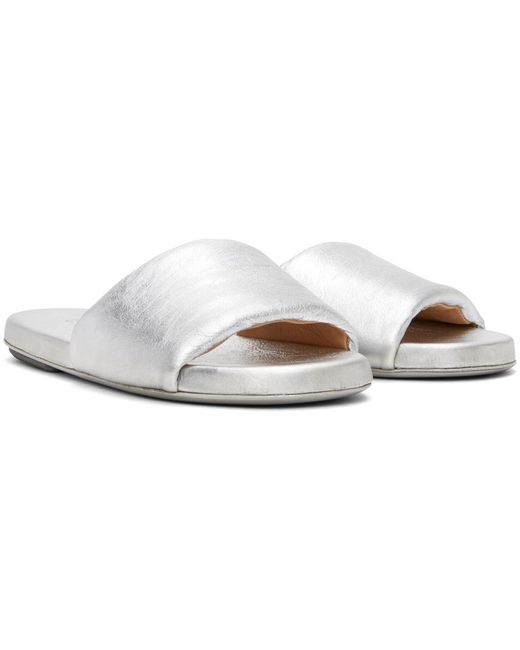 Marsèll Black Silver Spanciata Sandals