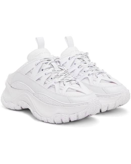 Marc Jacobs White 'The Lazy Hiker Mule' Sneakers