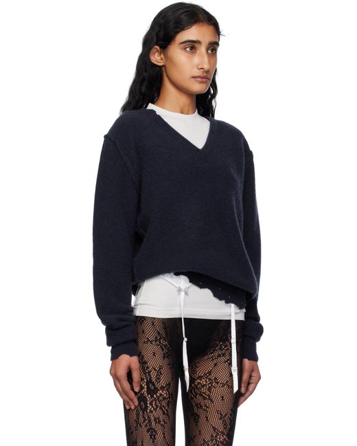 Balenciaga レディース ブルー ネイビー Laurel Classic インサイド 