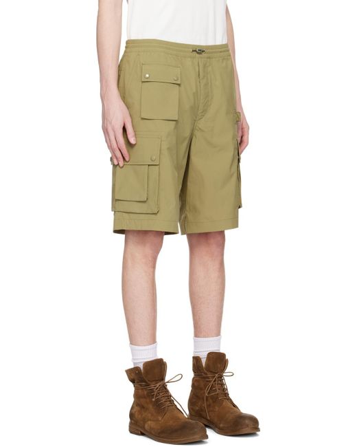 Belstaff Green Castmaster Shorts for men