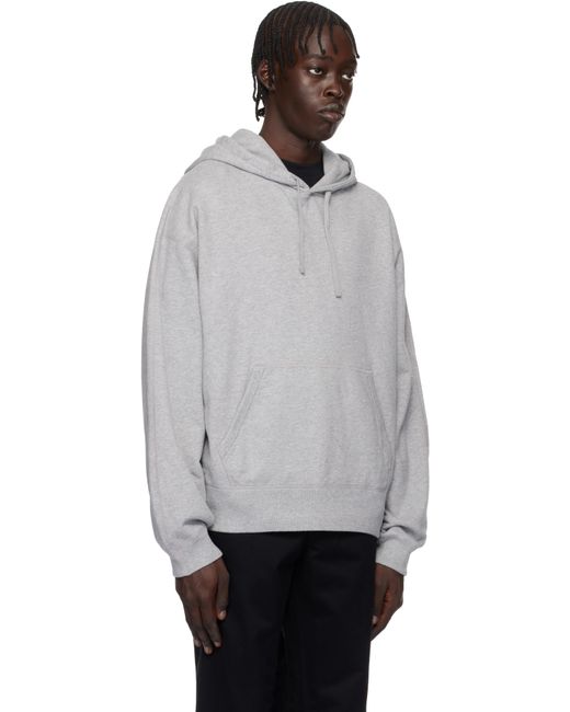 Reigning Champ Gray Midweight Terry Relaxed Hoodie for men