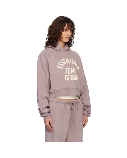 Fear Of God Multicolor Campus 90's Cropped Raglan Hoodie