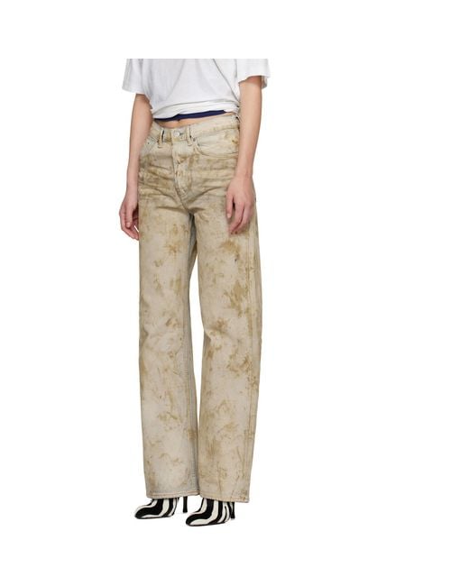 Acne Natural 2021F Regular Fit Jeans