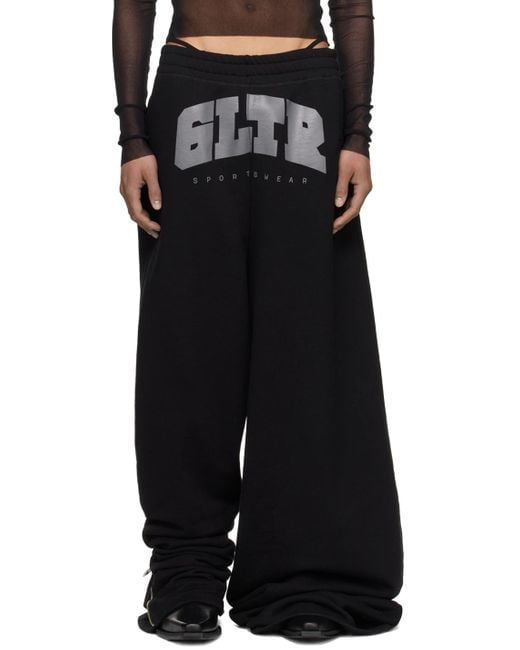 Jean Paul Gaultier Black Shayne Oliver Edition Sweatpants for men