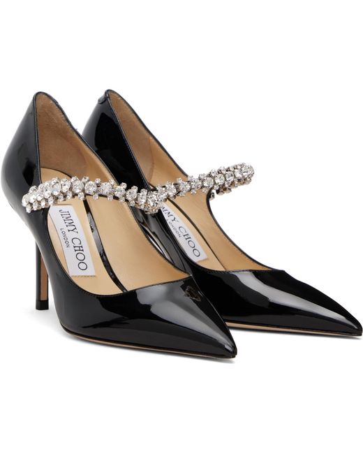 Jimmy Choo Black Bing Pump 85 Heels