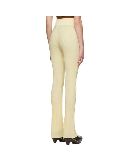 Atlein Multicolor Yellow Polyester Trousers