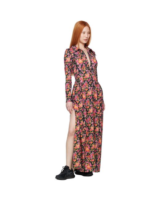 Commission Multicolor Black Dean Maxi Dress