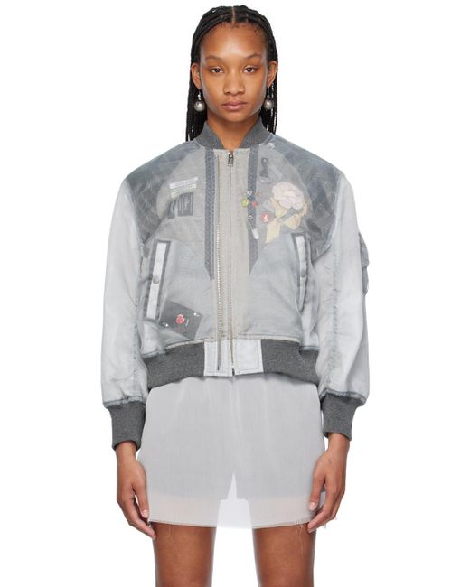 Undercover Multicolor Laye Bomber Jacket