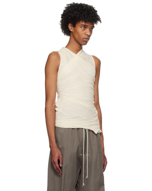 メンズ Rick Owens オフホワイト Hollywood Banana トップス Black