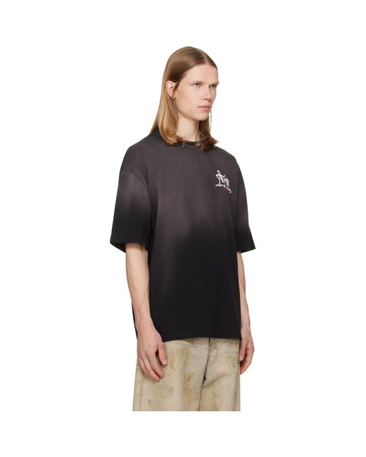 Amiri Black Studio' Skate T-Shirt for men