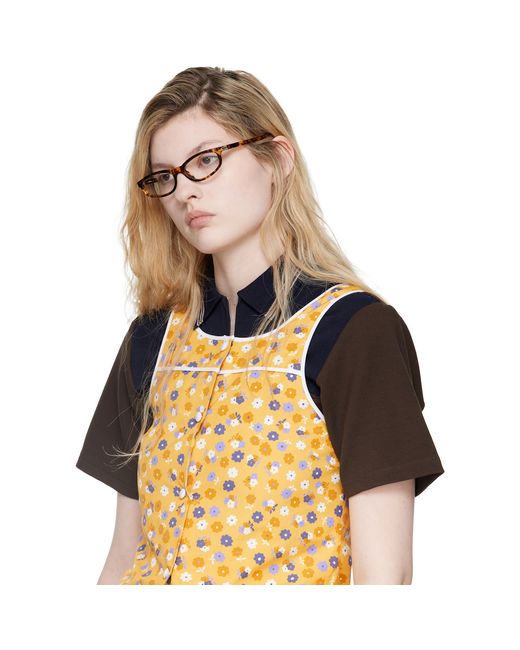 Miu Miu Brown Cat-Eye Glasses