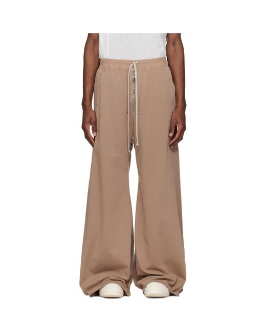 Rick Owens Natural Temple Geth Belas Sweatpants for men