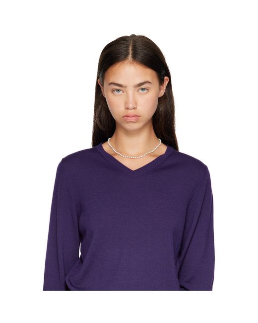 Sophie Buhai Metallic Tiny Pearl Collar Necklace