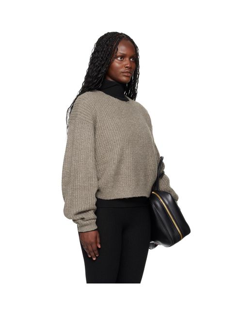 Fear Of God Brown Holiday Heavy Waffle 90S Crewneck Sweater