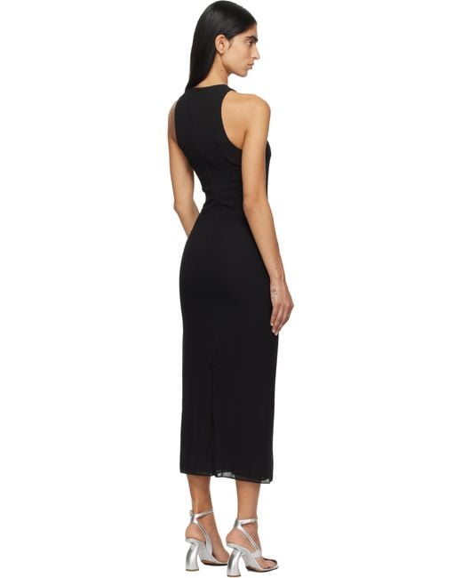 16Arlington Black Spyri Midi Dress