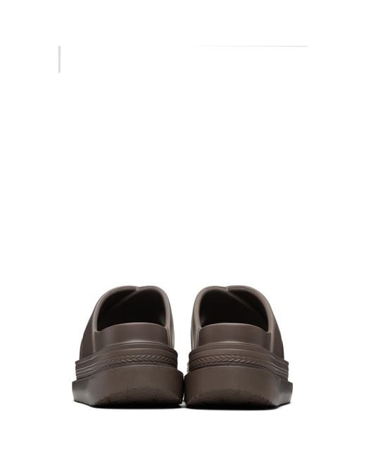 Sacai Black Foam Multiple Sole Sandals