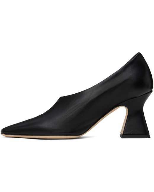 Aeyde Black Nova Nappa Leather Heels
