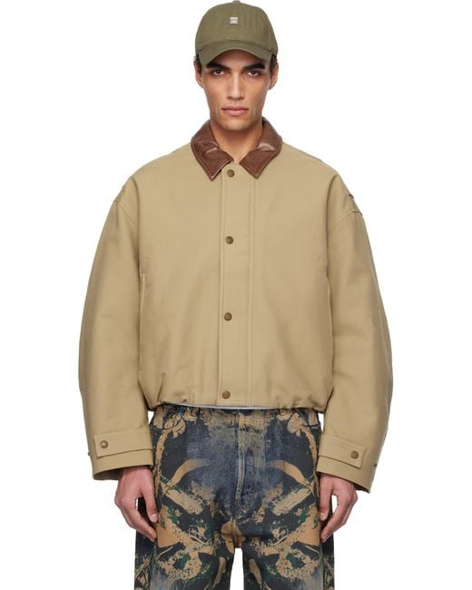Acne Studios Twill Jacket in Natural for Men | Lyst