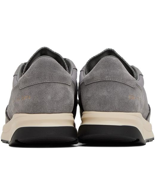 Common Projects Black Gray Track 80 Sneakers for men