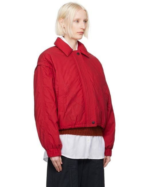 YMC Red Heath Bomber Jacket