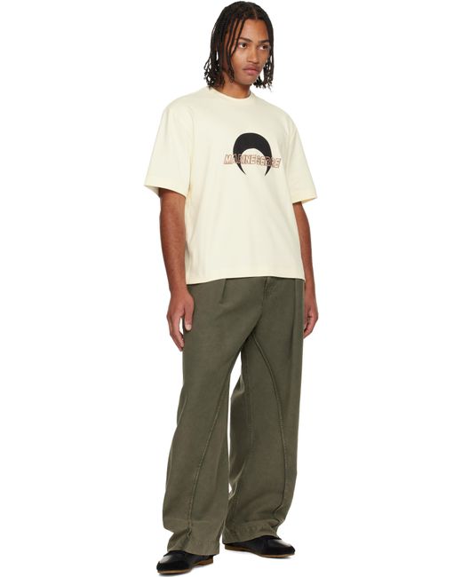 MARINE SERRE Natural Ms Sports Jersey T-Shirt for men